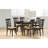 Cappuccino Oval Dining Table With Leaf Extension