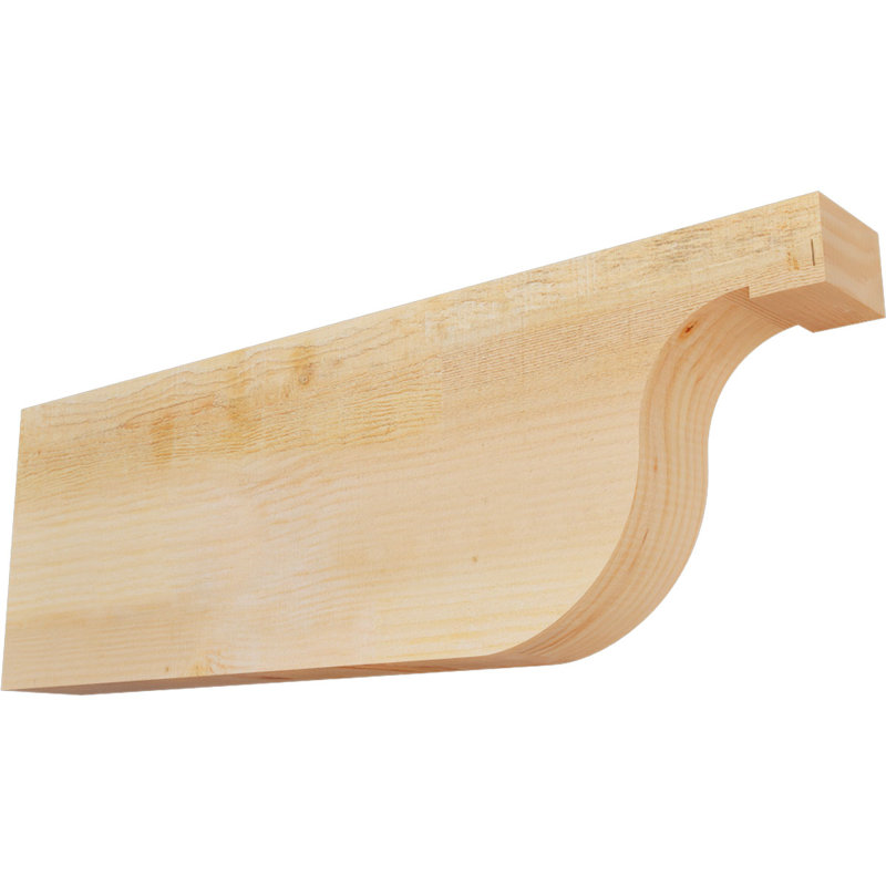 Queue de chevron Del Monte, Douglas, 12"H x 4"W x 36"L