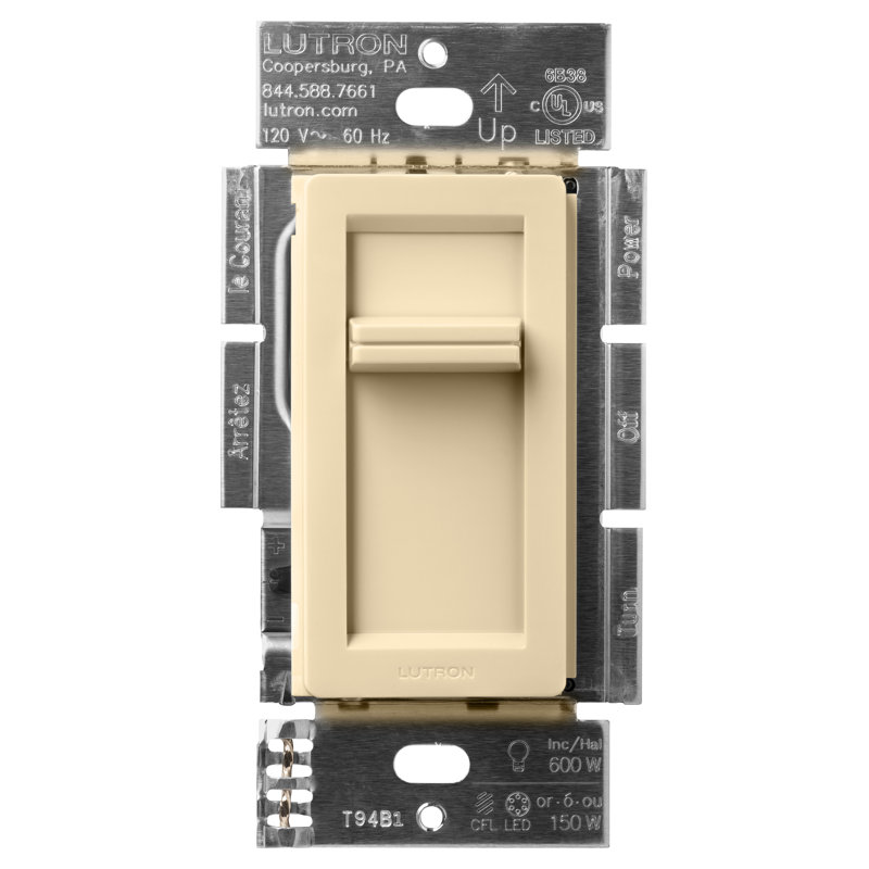 Gradateur à glissière 150 W Lutron Lumea, Ivoire ivoire