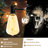 100Ft Solar Powered Outdoor String Lights With Remote And 30 Shatterproof Led Bulbs, Waterproof, Warm White, Usb Rechargeable-125130465