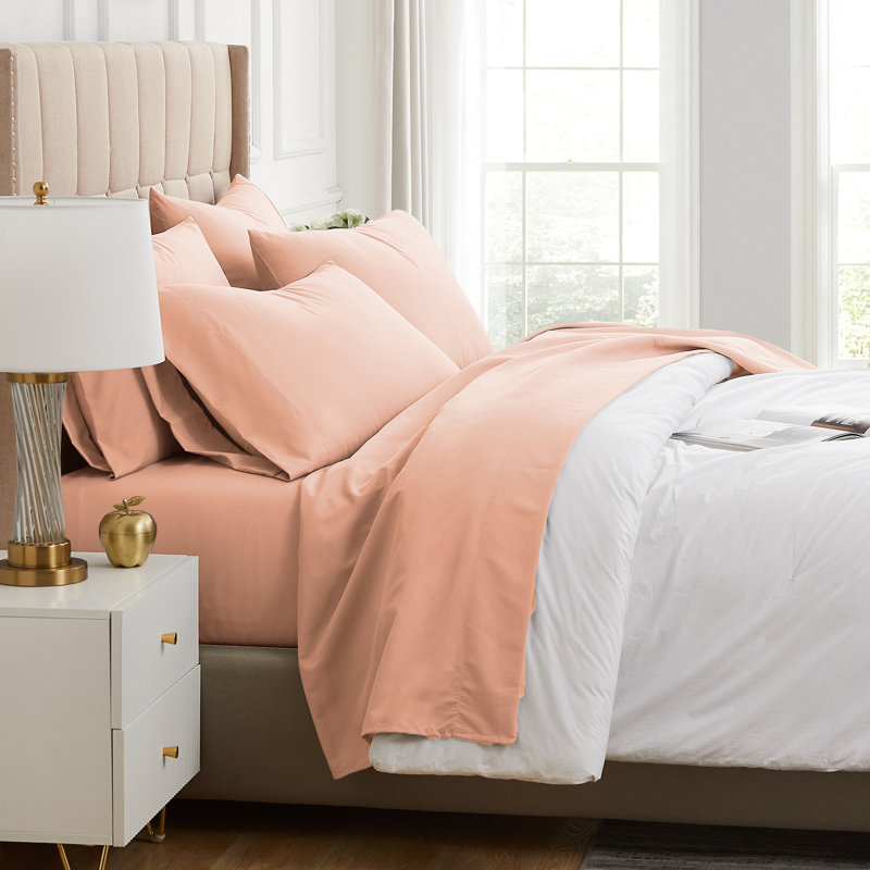 Vilano Springs Extra Deep Pocket Sheet Set, 6-Piece Ultra Soft Microfiber Sheets and Pillow Cases, Wrinkle Resistant, Easy Care