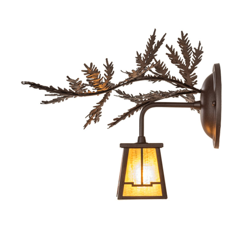 Pine Branch 1 - Light Armed Sconce