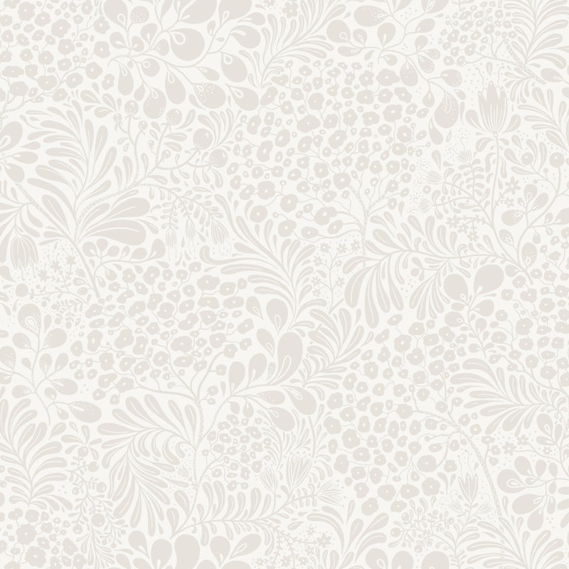 Papier peint botanique Siv Slate, Bleu