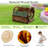 Planter Boxes Outdoor, Flower Planters Outdoor With Wheels, Decorative Garden Planter For Vegetable, Flower, Herb, Outdoor Planters For Patio