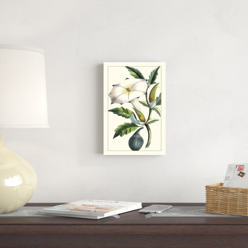 Turpin exotique botanique I, H 12 po x l 8 po x P 1,25 po