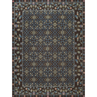 Erika Wool Oriental Area Rug
