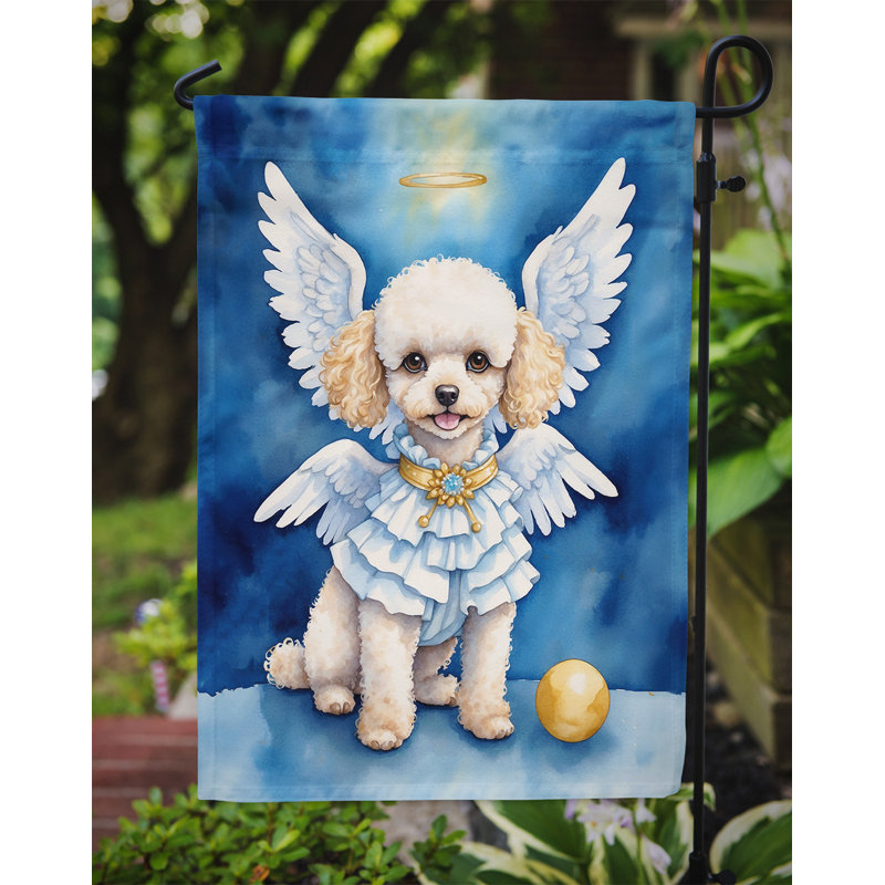 Drapeau de jardin Poodle My Angel