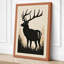 Silent Elk Scandinavian - Wrapped Canvas-2119714724-2119714750