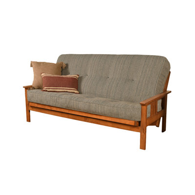 Johnte Full-Size Futon Frame and Full-Size Innerspring Mattress