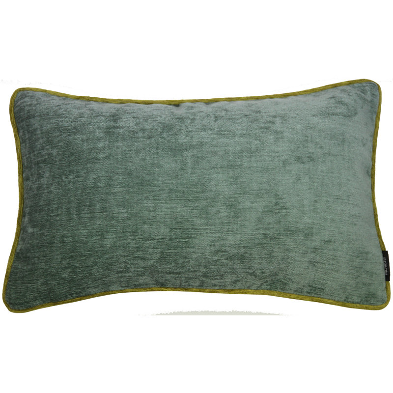 Suwanee Rectangular Cushion Cover, 30 x 50cm, Duck Egg/Lime