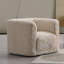 Fauteuil d'appoint pivotant beige