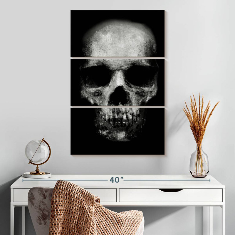 Phantom Skull, 32" H x 20" W