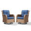 Swivel and sliding wicker patio chairs-2117509930-2119223130