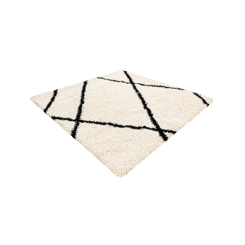 Tarquinio Rug, Black, Square 8'
