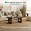 Table basse en bois massif avec pattes géométriques-518518035