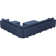 Beibhinn 143'' U-Shaped Couch Modular Polyester Blend Sectional Sofa