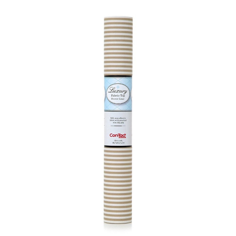 Tablette de luxe et doublure de tiroir non-adhésif en tissu de luxe
