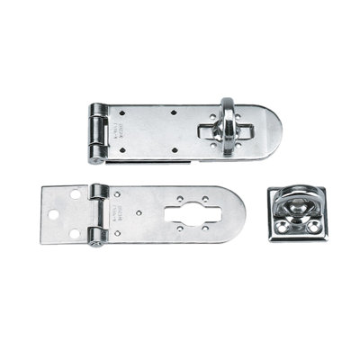 Sugatsune Electro Polished Stainless Steel Hasp, 1-1/2 in. x 3-1/2 in. - HP-635S