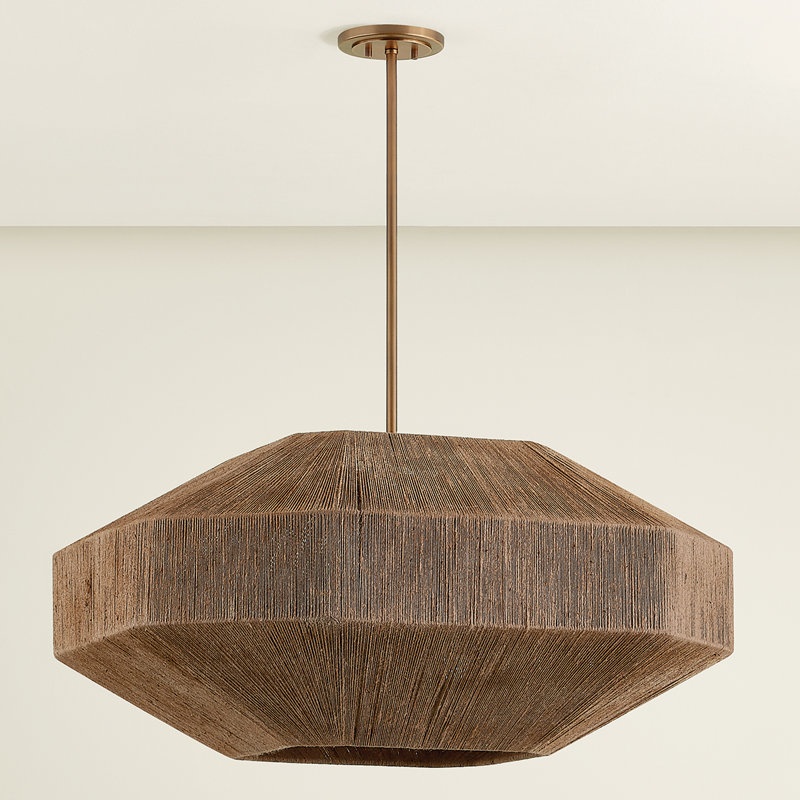 LAKEN Chandelier, 21" H x 35.50" W x 35.50" D