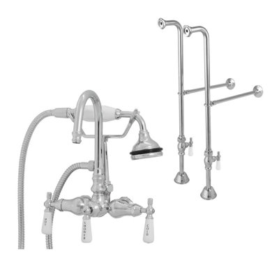 Floor Tub Spout with Diverter
