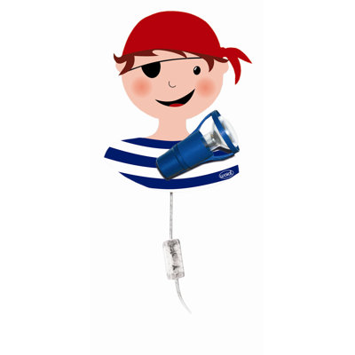 Stecker Spotlight 1-flammig Edmiston aus Kunststoff
