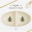 Spode Christmas Tree Tartan Oval Divided Server 13"
