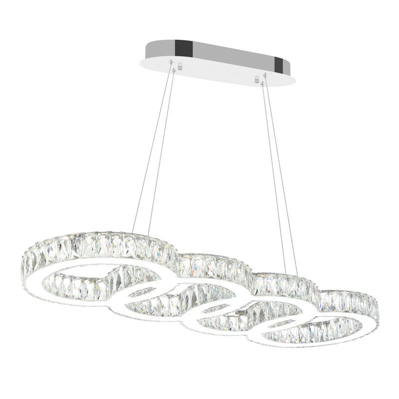 Maxon 1 - Light Chrome LED Unique/Statement Pendant