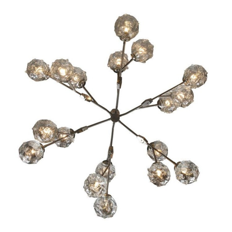 Lustre linéaire moderne à intensité variable 18 lumières Mya