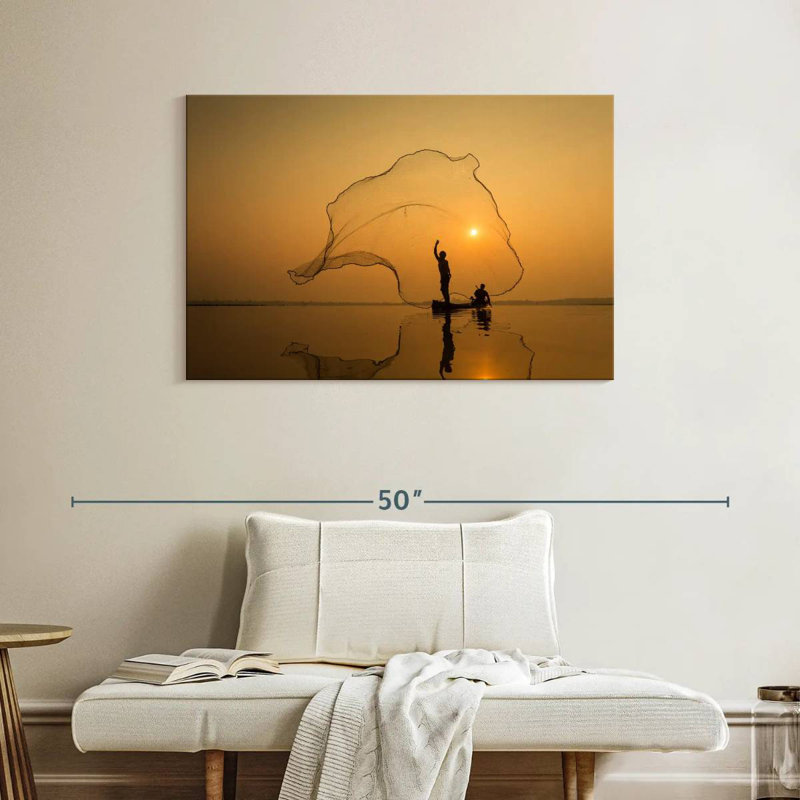 Senne Thai Fishermen, 26" H x 39" W