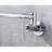 Wall Mount Folding Pot Filler Faucet, 360 Spin, Brass, Surface, Double Handles For User- Water Control, Corrosion Finish Kitchen Filler, Mounted, Rotation, Brass Construction, Plating, Handle-423926422