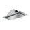 38 Inch 600 CFM Flush Mount Ceiling Island Range Hood, Wall Switch and Dimmable LED's