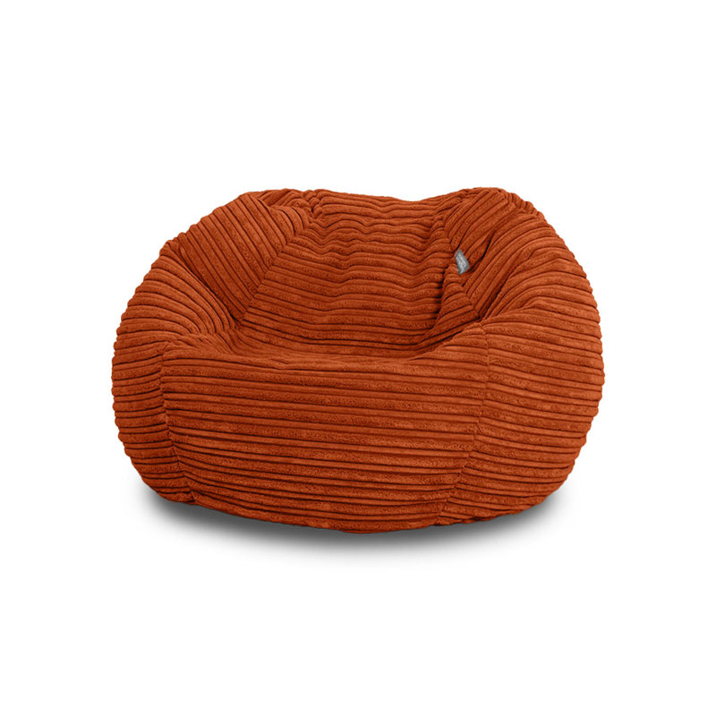 Polyester Refillable Classic Bean Bag, Orange