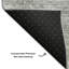 Tapis argent de qualité supérieure lavable à la machine Cerrito AMF590-105148873