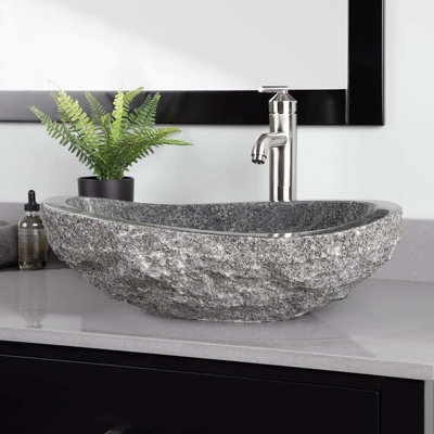 Chevington 14.96'' Granite Specialty Bathroom Sink