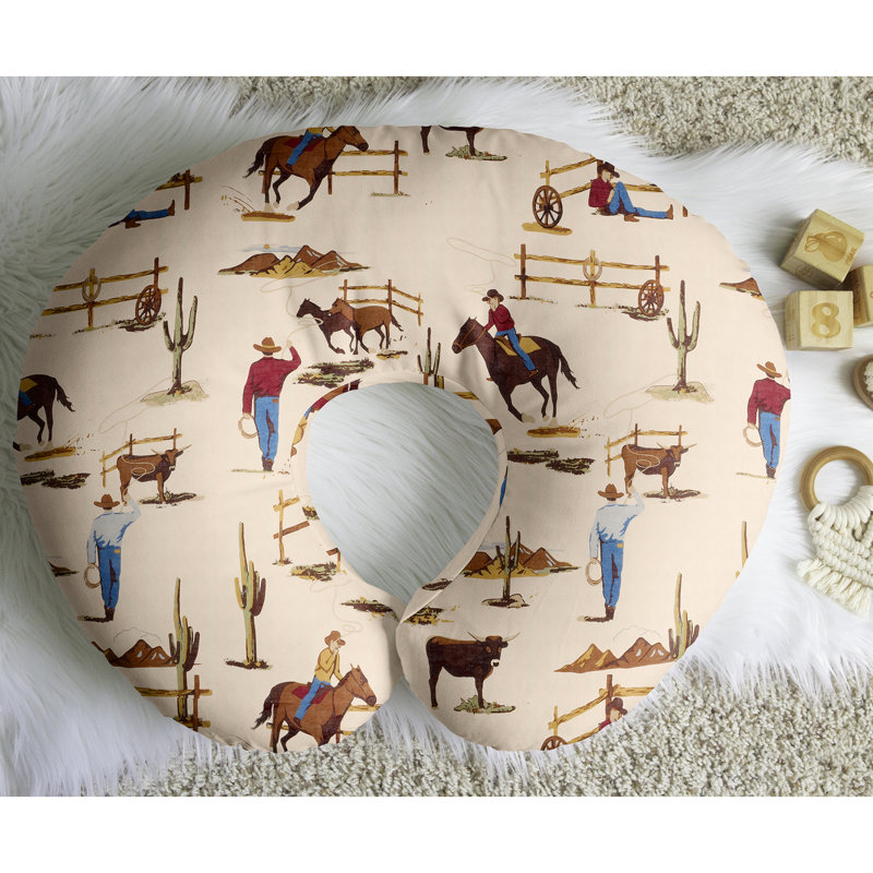 Wild West Cowboy Nursing Pillow Cover Case by Sweet Jojo Designs