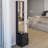 Length 11.8" X Width 15.7" X Height 63" Simple Stylish Dressing Mirror Cabinet, Full Body Mirror Cabinet, Extra Large Mirror, Multi Layer High Capacity Storage, Use Alone Or In Conjunction With Vanity