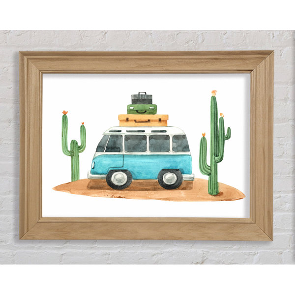 Bright Star Vw Camper Kaktus - Druck | Wayfair.de