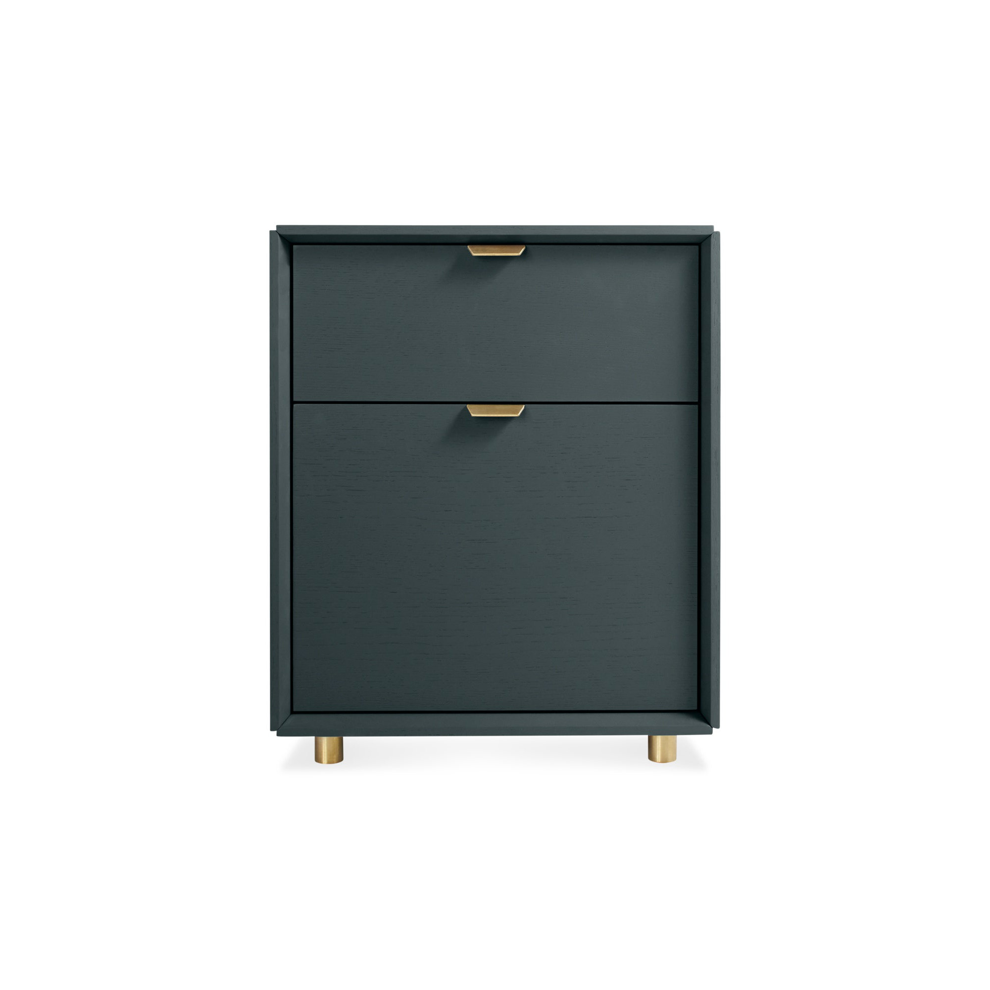 Dang 2 - Drawer Vertical File Cabinet, Navy Green