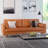 Geo 84 inch Genuine Leather Sofa-213418954