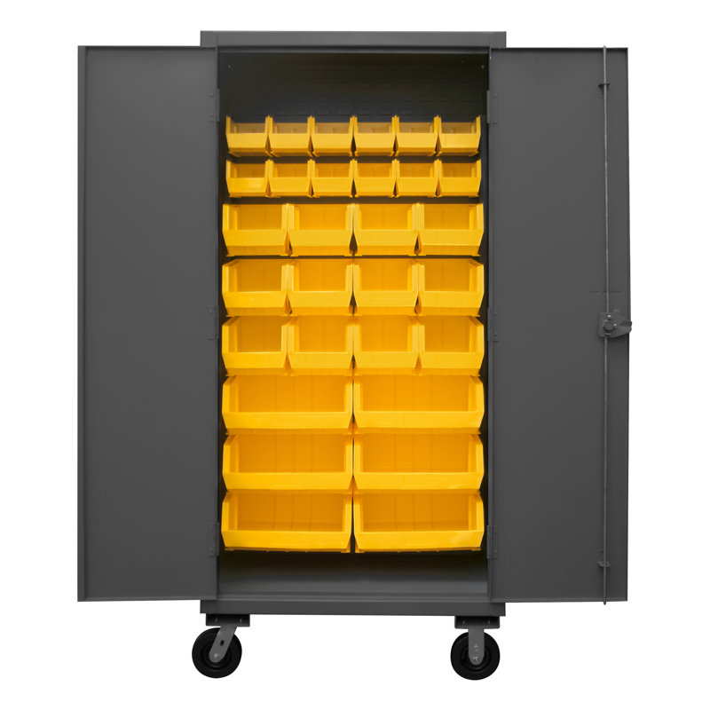 Single Storage Cabinet ( 80'' H x 36'' W x 24'' D), Yellow