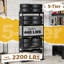 2 tablettes de garage à 5 niveaux H 60 po x l 30 po x P 12 po 2200 LBS