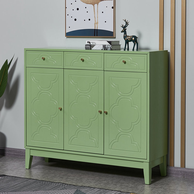 Versatile 3-Drawer 3-Door Entryway Accent Cabinet