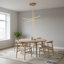 Hall d'entrée de 40 pouces à 5 lumières avec éclairage à DEL pour îlot de cuisine moderne à intensité variable 40 po-551344037
