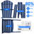 All Weather HDPE Stackable Adirondack Chair,Space-Saving Outdoor Patio Chair,4Pcs-596892145