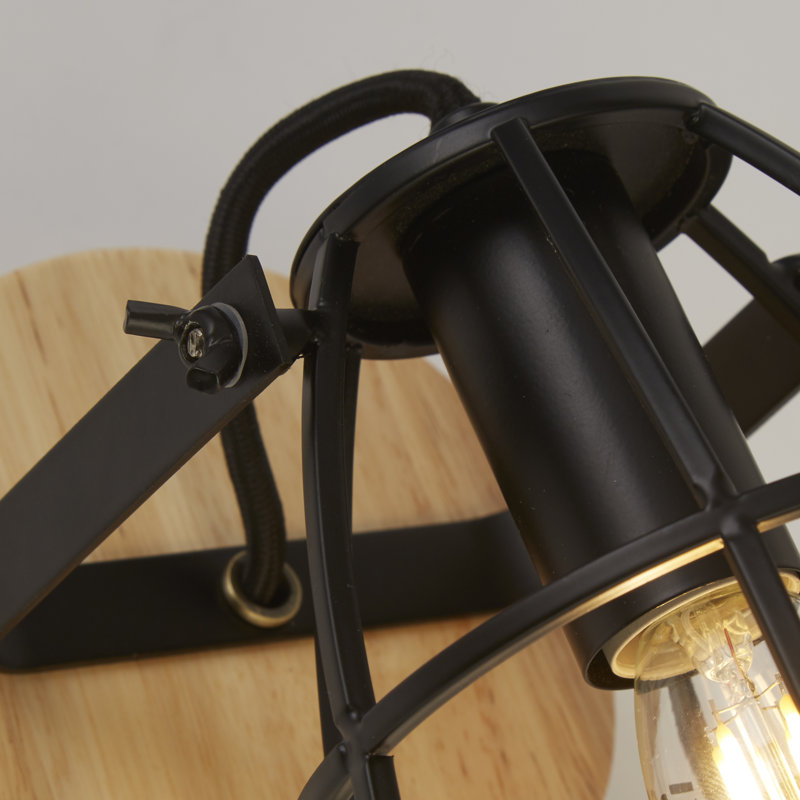 Virgnia Solid Wood Wall Spotlight
