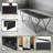 118"X23.6" Measurable Folding Work Table Graduated Surface 66Lb Capacity Portable Steel Workbench For Inspection Calibration​​