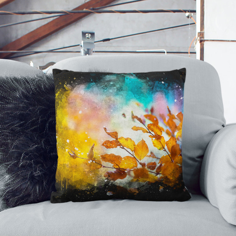 Square Throw Cushion, 40cm H x 40cm W x 15cm D