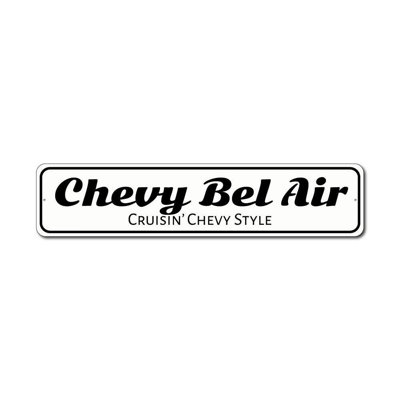 Chevy Bel Air Aluminum Sign