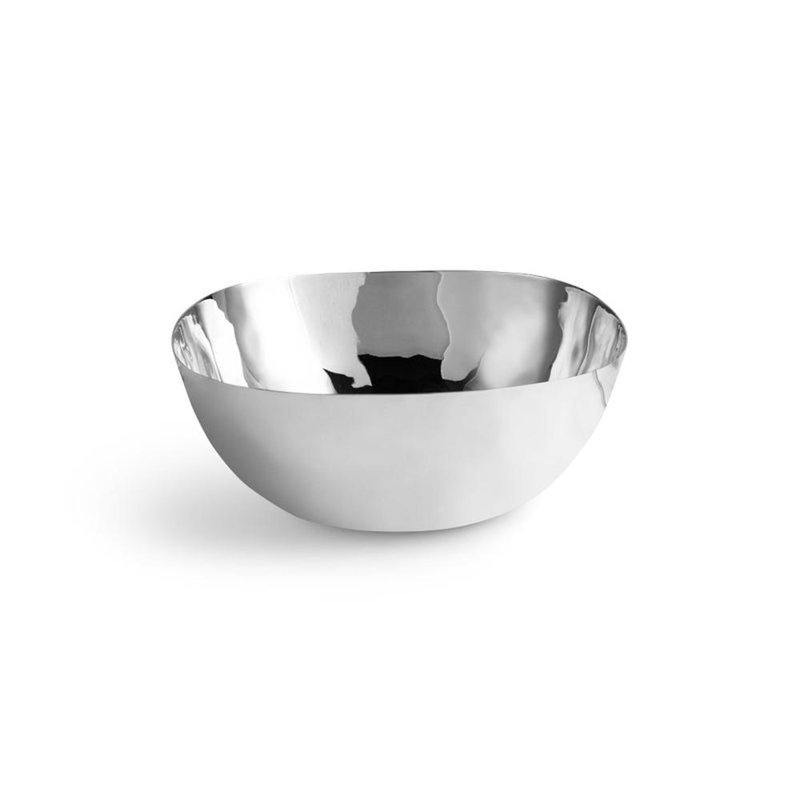 Reflective Stainless Steel Serving Bowl, 10"