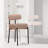 Upholstered Side Chairs with Iron Frame-1050632453